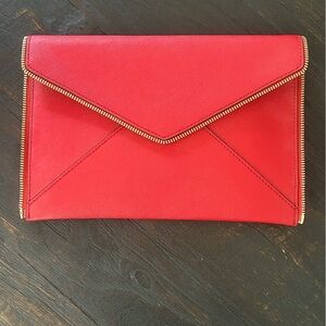Rebecca Minkoff Vibrant Red Envelope Clutch